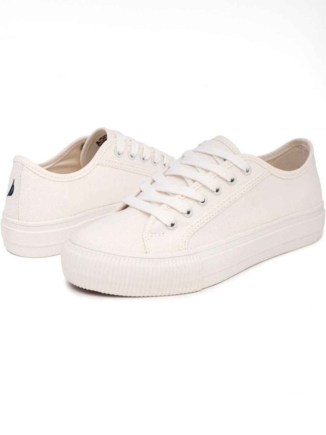Nautica Canvas Low-Top Women's Sneakers - White